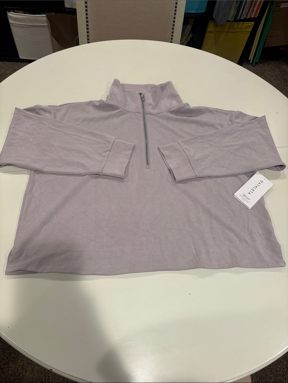 Athleta Seasoft 1/4 Zip Sweatshirt